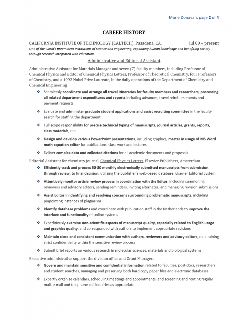 Executive Assistant ii