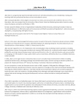 Executive Biography – 1 Page
