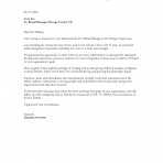 Cover/Thank You Letter – 1/2 Page