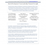 Senior-Level Resume- 8-10 Years
